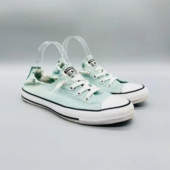 Converse Shoes Womens 9 Green Canvas Chuck Taylor All Star Shoreline Sneakers - Picture 2 of 11